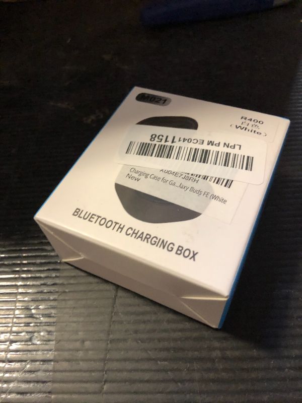 Photo 1 of Charging Case for Galaxy Buds FE, Replacement Charger Battery Case 600mAh for Samsung Galaxy Buds FE (White)