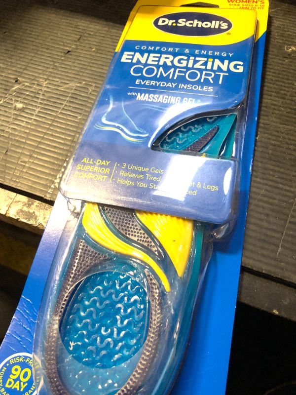Photo 1 of Dr. Scholl’s Energizing Comfort Women’s Everyday Insoles with Massaging Gel - Clinically Proven, All-Day Energy and Comfort Inserts with Patented Triple Gel Design - Shock Absorbing, Arch Support