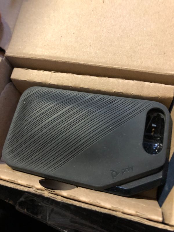 Photo 1 of Poly Voyager 5200 UC Wireless Headset & Charging Case (Plantronics) - Single-Ear Headset w/Noise-Canceling Mic - Connect Mobile/Mac/PC via Bluetooth - Works w/Teams, Zoom
