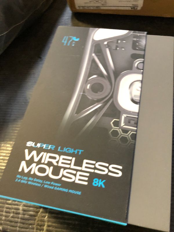 Photo 1 of Lamzu Maya X Wireless Gaming Mouse, Ultra Lightweight 47g, Optical Switch, Maximum 30000 DPI, Symmetrical, MCU Nordic 52840, Dust-Proof Encoder, PAW3950 Sensor(Larger Maya) (Black)