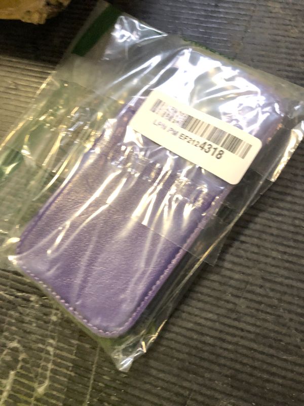 Photo 1 of ONETOP Compatible with iPhone 16 Pro Wallet Case with Card Holder, PU Leather Kickstand Card Slots Case, Double Magnetic Clasp and Durable Shockproof Cover 6.3 Inch (Purple)