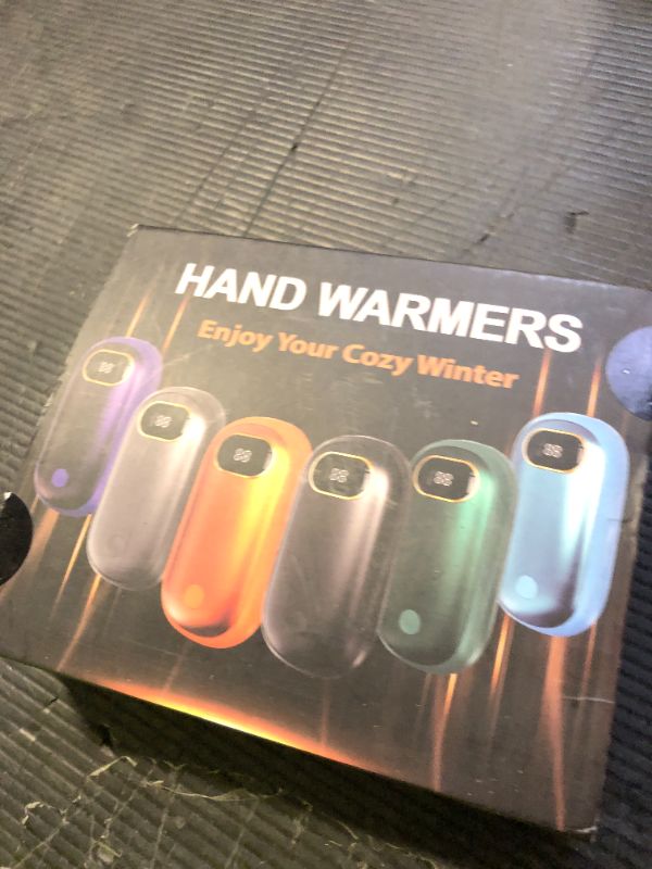 Photo 1 of Hand Warmers Rechargeable - 14000mAh Electric Hand Warmers Rechargeable 2 Pack Heat Up to 131? with 18Hrs Warmth, Reusable Electronic Portable Pocket Heater for Women Man Golf Raynauds Camping