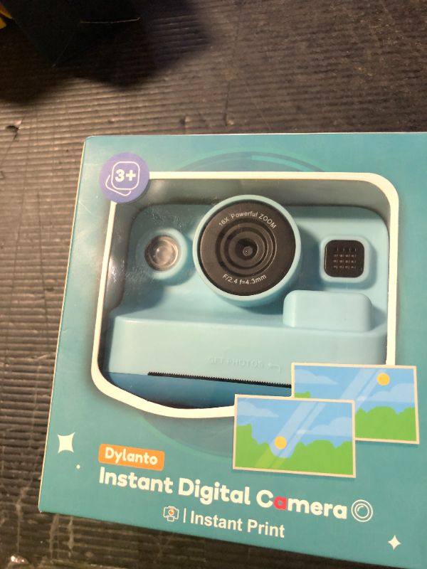 Photo 1 of Dylanto Kids Camera Instant Print,1080P Kids Instant Cameras That Print Photos,Christmas Birthday Gifts for Girls Age 3-12,Portable Toy for 3 4 5 6 7 8 9 10 Year Old Girls Boys-Blue