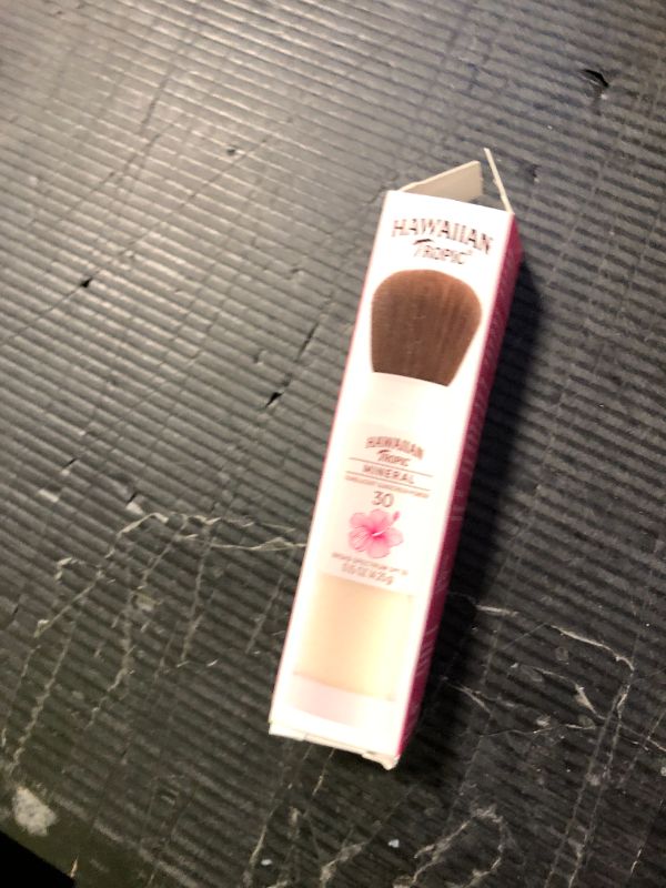Photo 1 of Hawaiian Tropic Mineral Powder Sunscreen Brush SPF 30 | Beach Essentials, Zinc Oxide Mineral Sunscreen Powder SPF, Face Sunblock Travel Size, Brush On Sun Screen Protector for Face and Body, 0.15oz