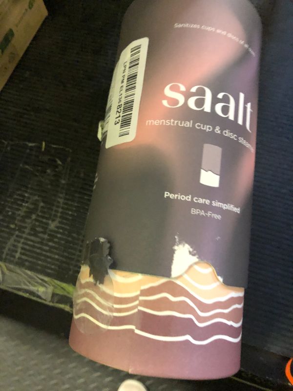 Photo 1 of Saalt Menstrual Cup Steamer - Period Cup & Disc Sanitizer - Hands-Free Steam Sanitizer- No-Boil Design with Removable Power Cord - Compact & Portable - Rose Quartz