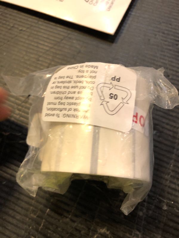 Photo 1 of Yeachlaing 2" Round Transparent Thermal Label Stickers,Self-Adhesive Direct Thermal Labels,300 Sheets with Perforation Line in ROLL