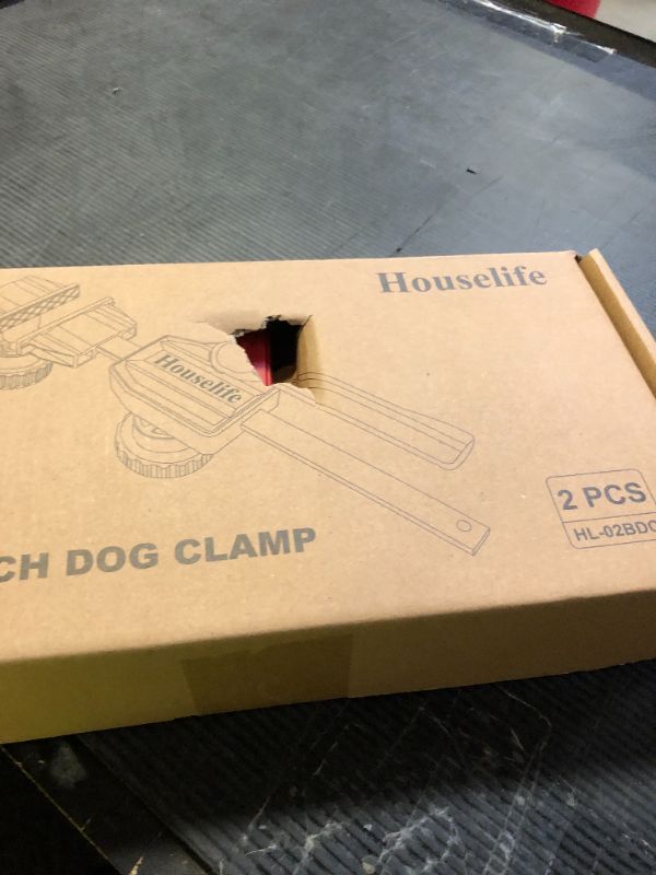 Photo 1 of Bench Dog Clamp 3/4 inch Dog Hole Clamp Up to 155 Lbs Clamping Force, Quick Clamp and Release Wood Clamps, Bench Dogs Clamps for Woodworking (2 Pack)