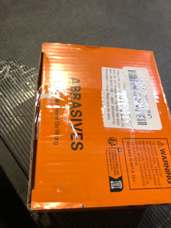 Photo 1 of 240pcs SiC 2inch Sanding Discs Pad Variety Kit for Drill Grinder Rotary Tools Attachment with 2Pcs 1/8"&1/4" Shank Backer Sanding Pads, Wet/Dry Sanding Papers Includes 80-5000 Grit