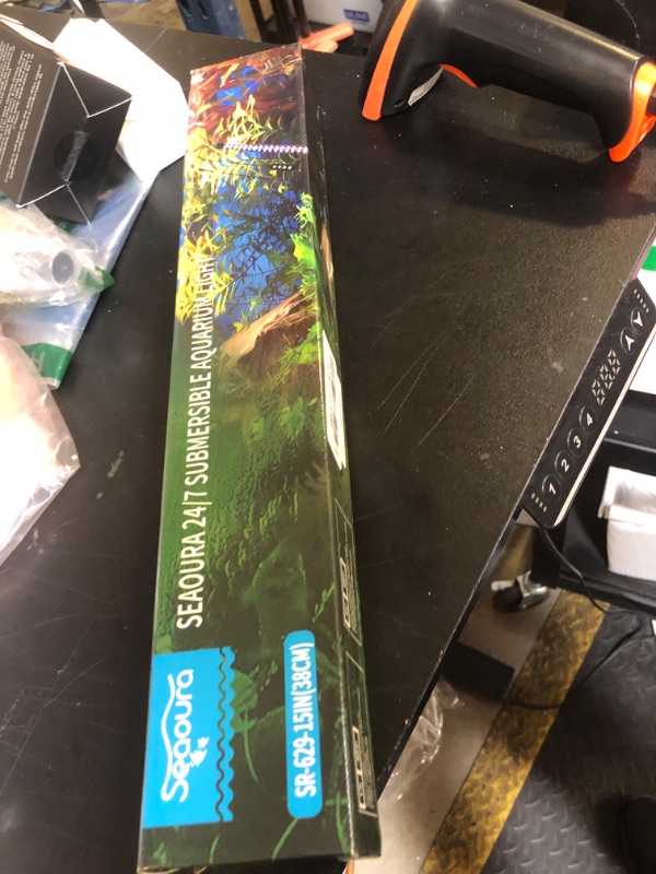 Photo 1 of SEAOURA Submersible Aquarium Light for 16 to 27 Inch Fish Tank, 24/7 Cycle Fish Tank Light with Timer, Aquarium Plant Light with Full Spectrum+7 Single Colors, Auto On/Off, Adjustable Brightness