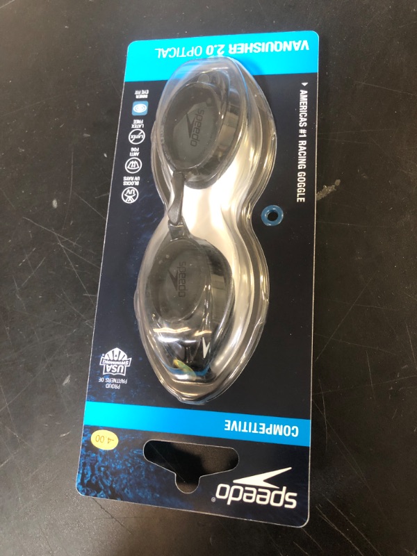 Photo 1 of Speedo Vanquisher 2.0 Optical Swim Goggle, Smoke, -4