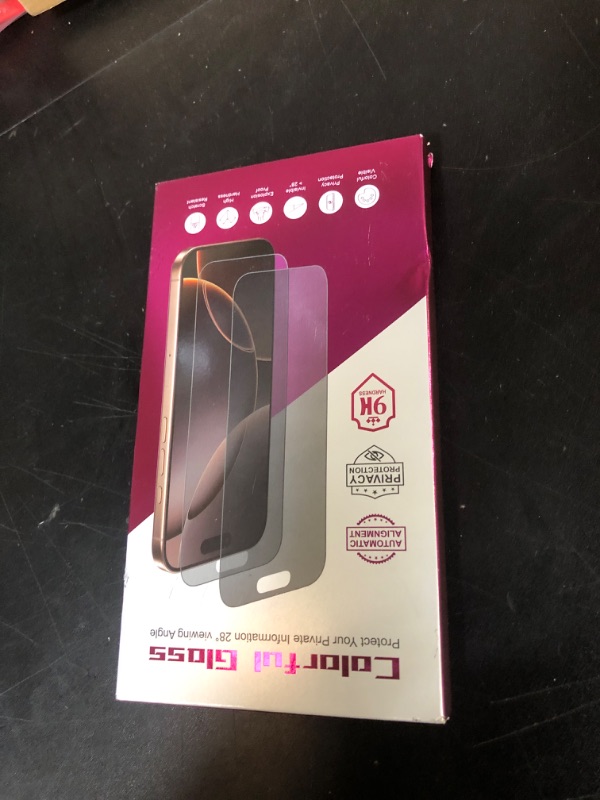 Photo 1 of Ifaeveus 2 Pack Privacy Screen Protector for iPhone 15/14 Pro Soft Film[Gradient-Red] 6.1'' Private Saver Anti-Blue Light Eye Protection Anti-Scratch Full Coverage