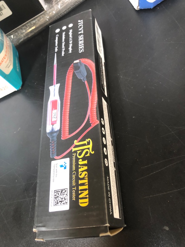 Photo 1 of Heavy Duty 3-65V Backlit Digital LCD Circuit Tester, Test Light with 140 Inch Extended Spring Wire, Car Truck Low Voltage & Light Tester with Stainless Probe