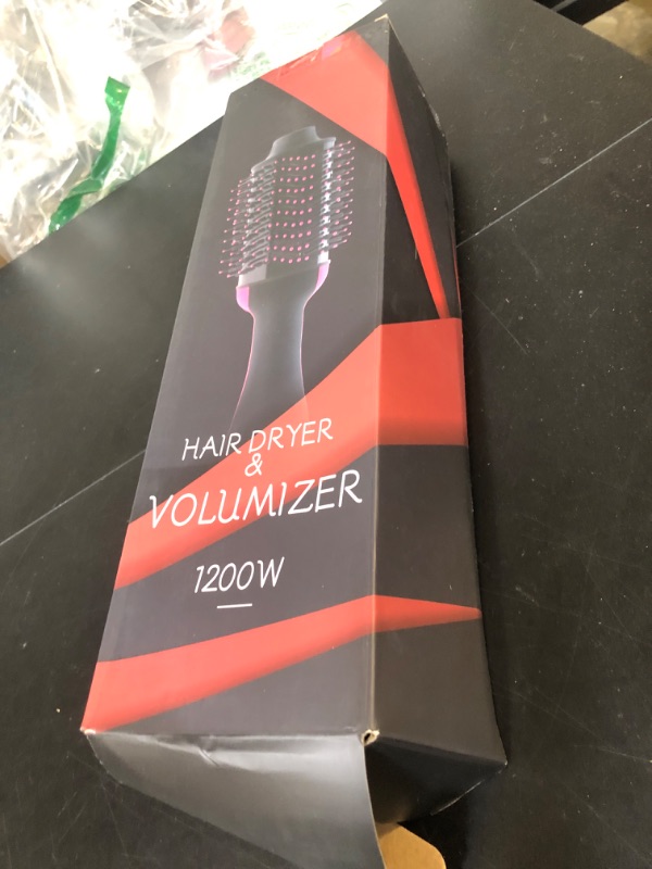Photo 1 of Hair Dryer Brush Blow Dryer in One, Upgraded 4 in 1 Hair Dryer and Styler Volumizer with Negative Ion Anti-frizz Ceramic Titanium Barrel Hot Air Hair Straightener Brush