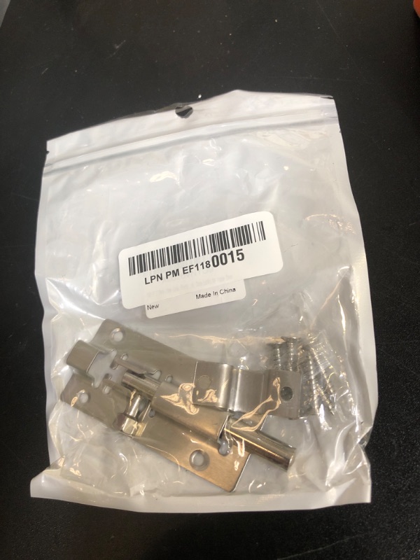 Photo 1 of INBOF 2 Pack Slide Lock, 3 Inch Barrel Bolt Latch, Premium Door Bolt Lock, Stainless Steel Slide Bolt Latch, Thickened Slide Latch Lock with 12 Screws, Slide Locks for Inside Door