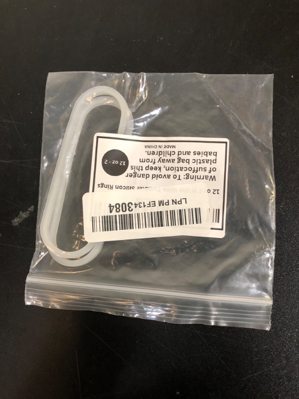 Photo 1 of 2 Pack - 12 oz White Replacement Silicon Lid Ring, 2.9 Inch Diameter - White Gasket Seals, Lid for Insulated Stainless Steel Wine Tumblers, Gasket Rings Cups Vacuum Effect, Fits on ??????