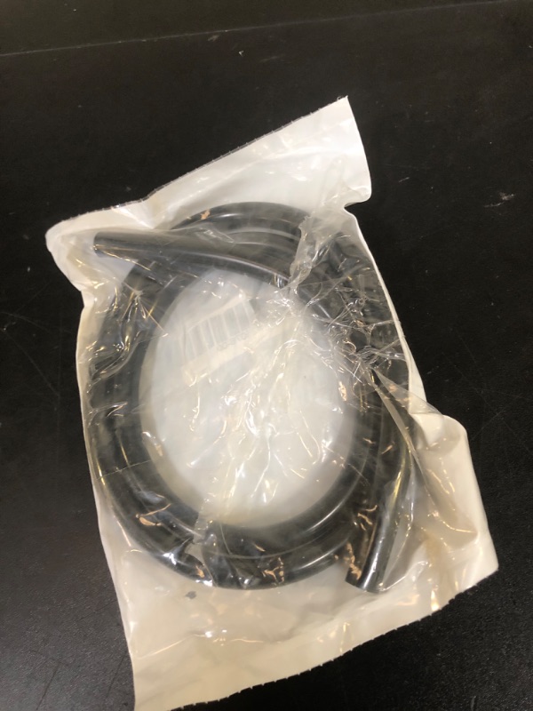 Photo 1 of Feelers Black PVC Vinyl Tubing 5/16" ID x 7/16" OD Water Fish Tank Aquarium Air Line Lightweight Hose BPA Free, 3.28 Feet
