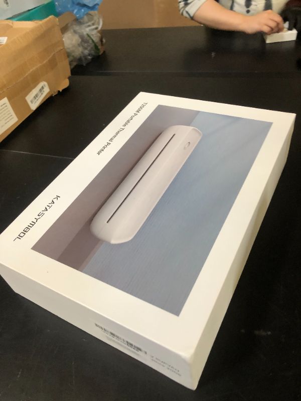 Photo 1 of SUPVAN T200M Portable Printer Wireless for Travel, Bluetooth Inkless Printer with 300 DPI, Prints 400 Pages per Charge, Supports 8.5" X 11" US Letter, Compatible with iPhone, Android & Laptop