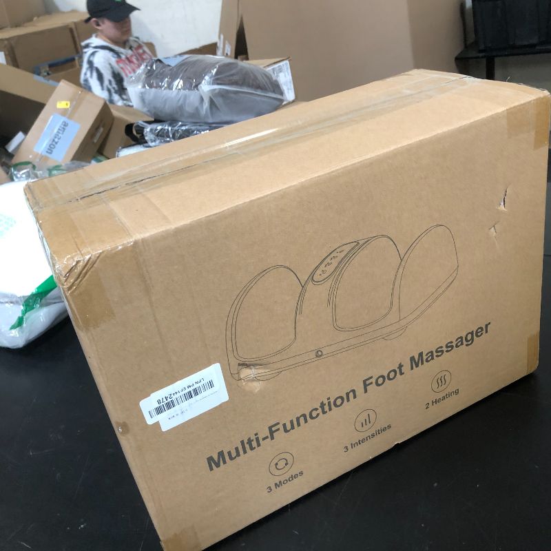Photo 1 of HMMSYLVA Shiatsu Foot Massager Electric Feet Massage with Heat and Deep Tissue Kneading for Relief Stress, Deep Rolling Massage, Promotes Blood Circulation, Gifts for Women&Men at Home or Office