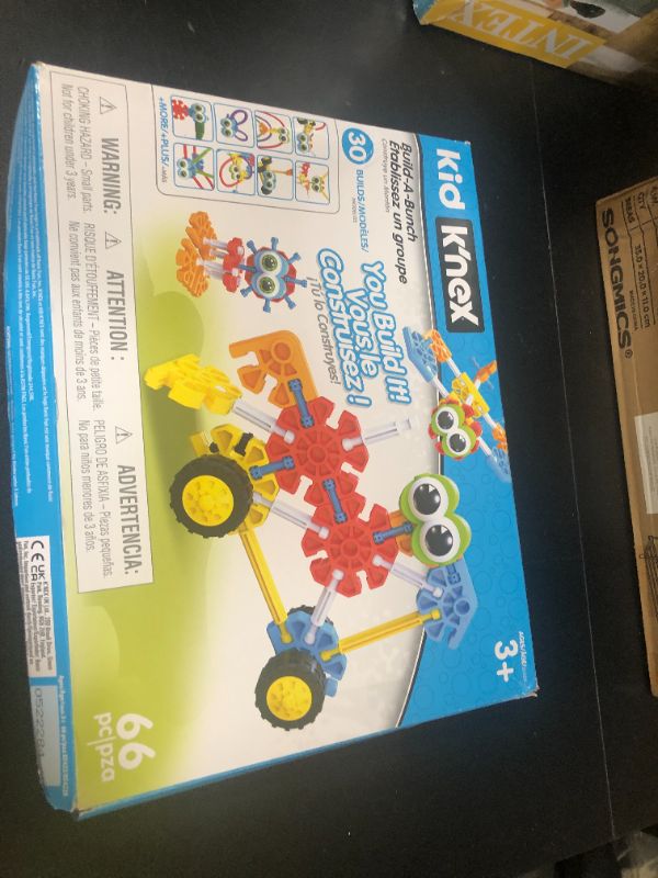 Photo 1 of KID K'NEX - Build A Bunch Set ‚ 66 Pieces, Preschool STEM Building, Kid Construction Set, Creative Play‚ Ages 3+