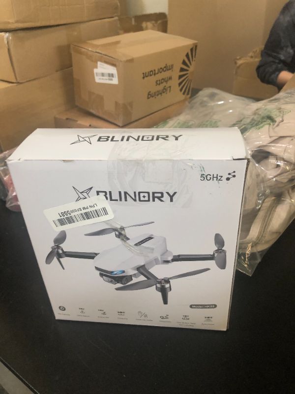 Photo 1 of Drone with Camera for Adults, 2K HD GPS Drones with Auto Return, Follow Me, Circle Fly, Waypoint Fly, Optical Flow, Brushless Motor, Foldable 5G Transmission FPV Quadcopter