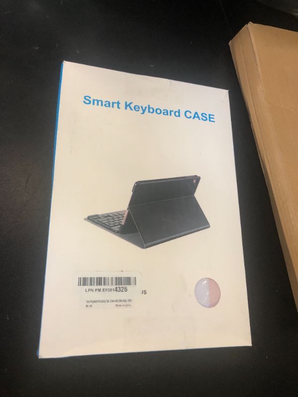 Photo 1 of HENGHUI Touch Keyboard for Galaxy Tab S8+ 12.4" 2022 / Tab S7 FE/Tab S7+ 12.4 Inch Keyboard Case with Touchpad Cute Round Key Color Keyboard Detachable Keyboard Cover (Pink)