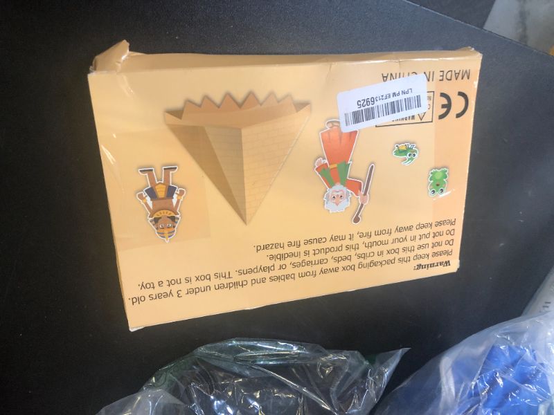 Photo 1 of WATINC Passover Paper Craft Kit - Make Your Own Passover 10 Plagues of Egyptian Pyramids Scene Standable Diorama Crafts, DIY 3D Art Decorations for Jewish Holiday Classroom School Home Party (20Pcs)