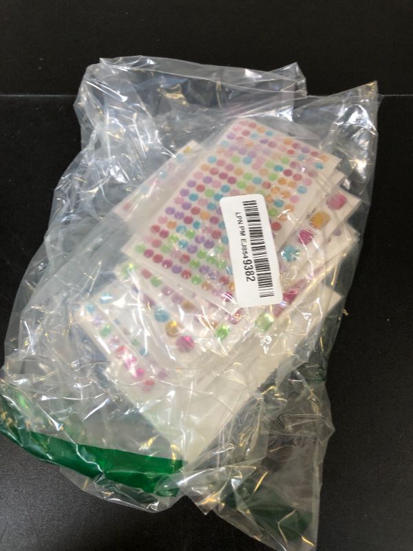 Photo 1 of 1246PCS Self Adhesive Gem Stickers, Rhinestone Jewel Stickers for Crafts, Acrylic Bling Heart Stickers, Stick-on Gems for DIY Projects, Craft Supplies for Kids