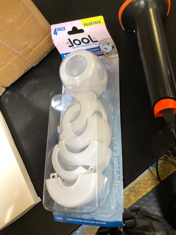Photo 1 of Jool Baby Door Knob Child Safety Covers (4 Pack) Prevent Kids from Opening Doors – Easy to Install