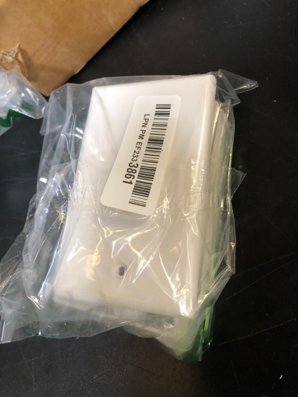 Photo 1 of 12 Pack No Device Blank Wall Plate, Standard Size 1-Gang 4.53" x 2.76" Blank Device Wall Plate, UL Listed, Unbreakable and High Temperature Resistant Light Switch Cover, White