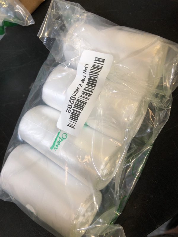 Photo 1 of 0.5 Gallon 240 pcs Mini Clear Trash Bags, Tiny Strong Garbage Bags,Small Plastic Bags for Desktop Trash Bin, Tiny Bathroom Trash Can Bin Liners,Mini Bags for Waste Basket Liner,Fit 2 Liters-Clear