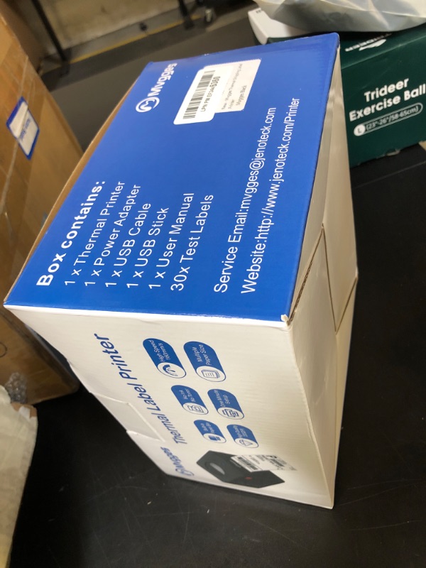 Photo 1 of Mvgges Shipping Label Printer Bluetooth, 4X6 Thermal Label Printer for Shipping Packages, Support Windows, Mac, iOS, Android, Used for Amazon, Ebay, UPS, USPS, Shopify