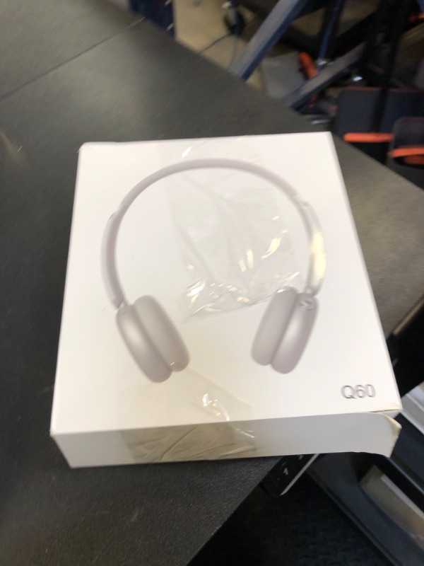Photo 1 of LORELEI Q60 Wireless Bluetooth On-Ear Headphones Lightweight ?Built-in Micphone, 40 Hours Up Battery Life, Bass Mode, Memory Earmuffs (Purple)