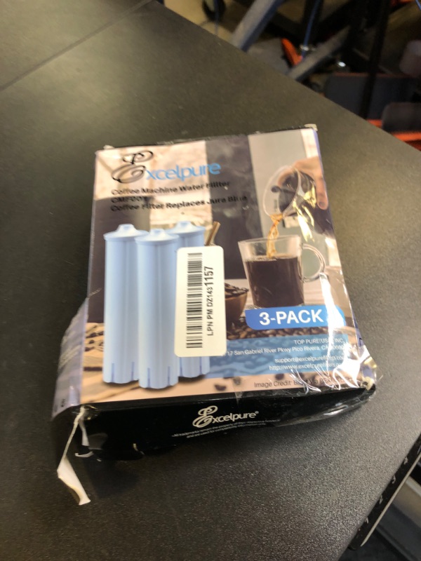 Photo 1 of EXCELPURE Coffee Machine Water Filter Replacement,Compatible With Jura Blue 67007, 71311, 71312,Jura Espresso Impressa F8, F7?3 Pack?