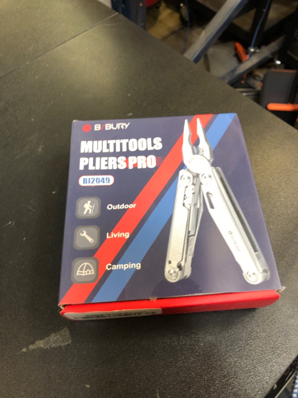 Photo 1 of BIBURY Multitools Pliers Pro BI2049, Multi Tool Foldable Pliers with Large Saw Blade, Wire Cutters, Upgraded Multi Tool w/Scissors and Screwdirver Set, Gift for Dad, Father's Day Gift