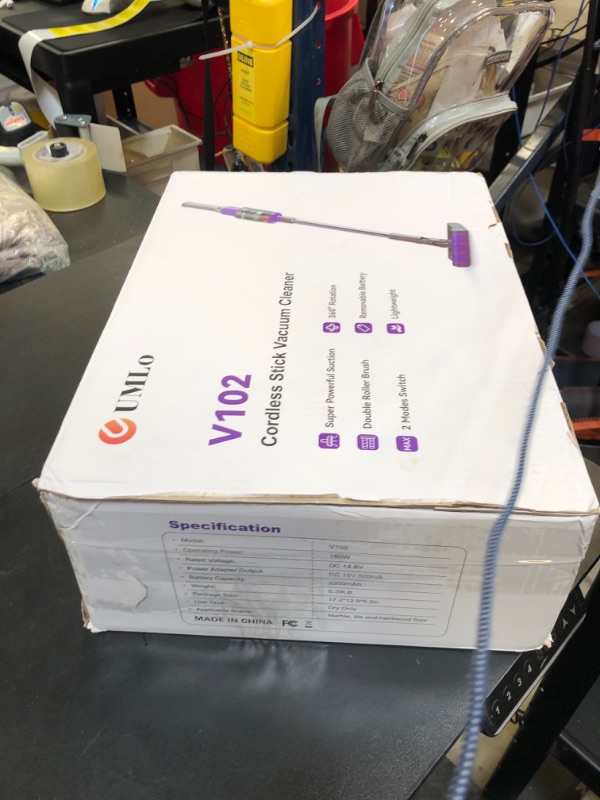 Photo 1 of UML0 Dual Roller Cordless Vacuum Cleaner, 28Kpa Powerful Cordless Stick Vacuum Cleaner, 360° Flexible Glides, Max 45min Runtime, Rechargeable Lightweight Vacuum Cleaners for Home