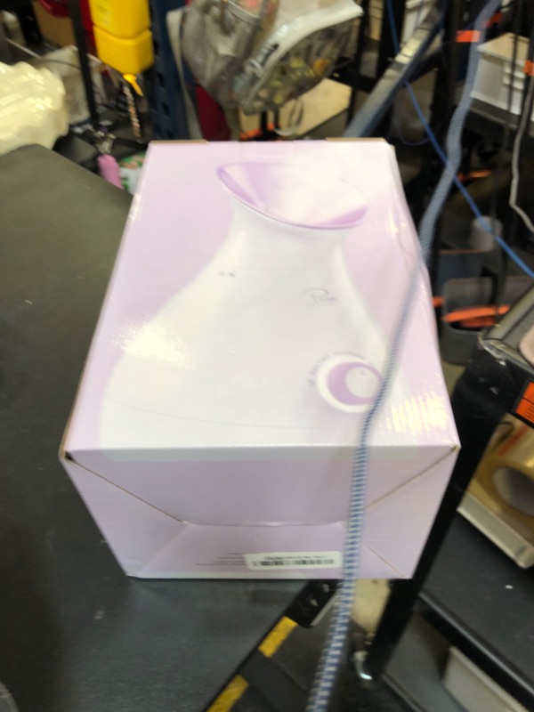 Photo 1 of NanoSteamer Large 3-in-1 Nano Ionic Facial Steamer with Precise Temp Control - Humidifier - Unclogs Pores - Blackheads - Spa Quality - Bonus 5 Piece Stainless Steel Skin Kit (Lilac)