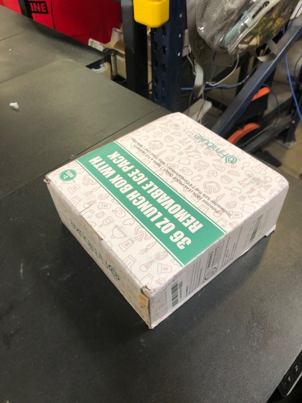 Photo 1 of Fimibuke Chill Bento Box for Kids Adult, Leak Proof Toddler Lunch Box with Ice Pack Keep Food Cold, BPA Free 4 Compartment Lunch Container with Utensils for Girl Boy School, Microwave Dishwasher Safe