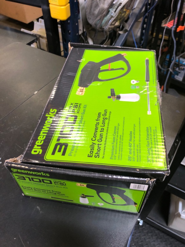Photo 1 of Greenworks Pressure Washer Short Gun Kit