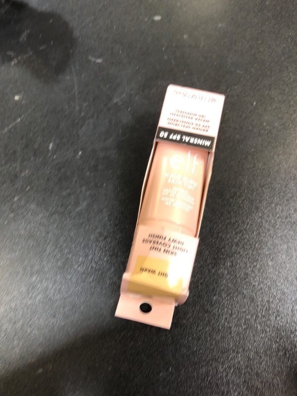 Photo 1 of e.l.f. Halo Glow Skin Tint SPF 50, Tinted Moisturizer For Light, Buildable Coverage, Creates A Natural Glow, Vegan & Cruelty-Free, 5 Light Warm