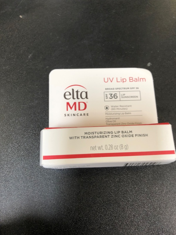 Photo 1 of EltaMD UV Lip Balm SPF Sunscreen, Sunscreen Lip Balm with SPF 30+, Protects Dry Cracked Lips, Transparent Zinc Oxide, 0.28 Tube