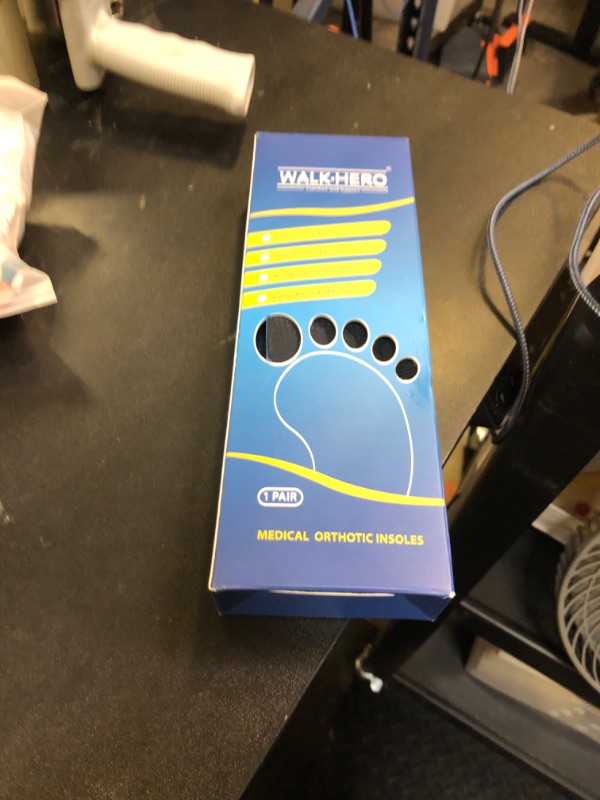 Photo 1 of Inserts Relieve Plantar Fasciitis - Flat Feet Insoles Arch Supports, Orthotic Insoles for Foot Pain Arch Pain Reduce Muscle Fatigue Absorb Shock (Mens 6-6 1/2 | Womens 8-8 1/2)