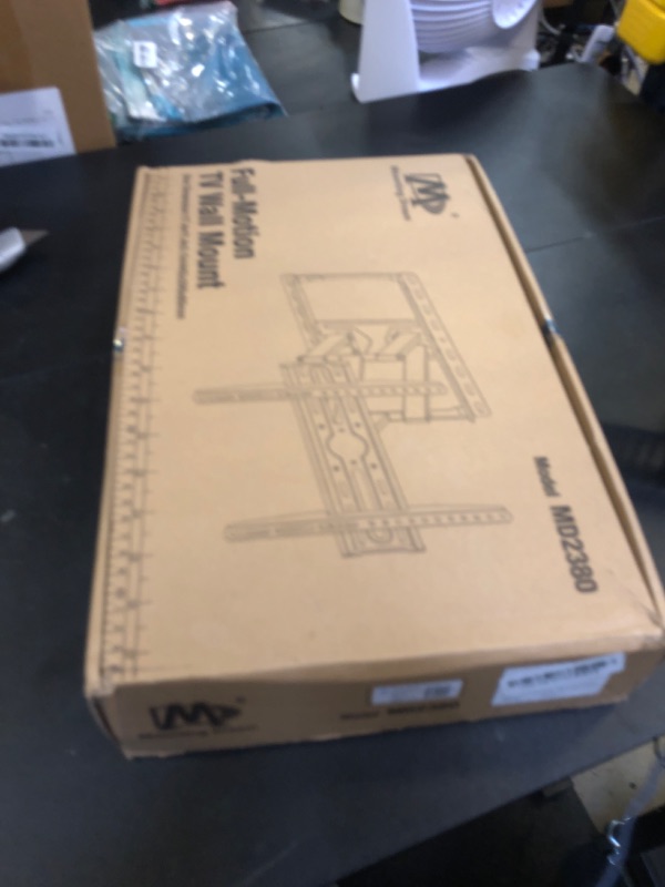 Photo 1 of Mounting Dream TV Wall Mount for 32-65 Inch Television,Mount with Swivel and Tilt, Full Motion Bracket with Articulating Dual Arms, Fits 16inch Studs, Max VESA 400X400 mm, 99lbs, MD2380