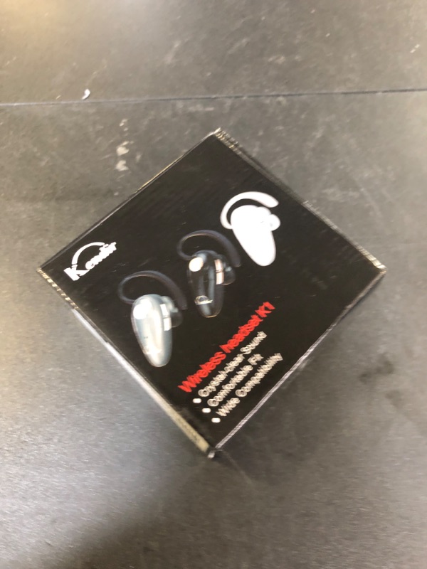 Photo 1 of Kendir Bluetooth Headset, V5.0 Ultralight Wireless Headphone Cell Phone Earpiece with Mic Headsetcase,Volume Control, Handsfree Earbud,Compatible with Android/iPhone/Smartphones/Laptop