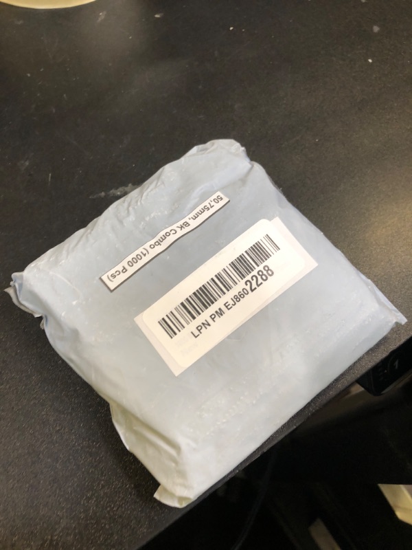 Photo 1 of 1000 Black Tag Gun Barbs Fasteners Standard Price Labels Clothing Tagging Attachers Choose Size (50+75mm)