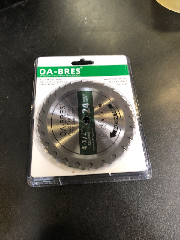Photo 1 of 3Pack 4-Inch 24T Wood Cutting TCT Circular Saw Blade with 7/16"(11.12mm) Arbor, Compatible with All Corded and Cordless Dremel Ultra-Saws, ROTOZIP ZIPSAW & ZIPMATE