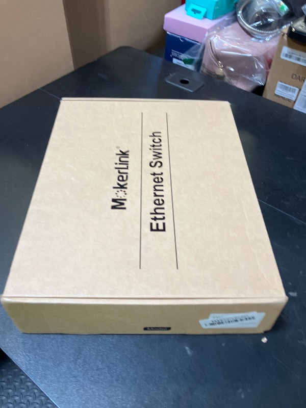 Photo 1 of MokerLink 8 Port 10 Gigabit PoE Web Managed Switch with 10G SFP+, 7 Port PoE++ IEEE802.3af/at/bt 260W, Managed Rack Mount Network Switch