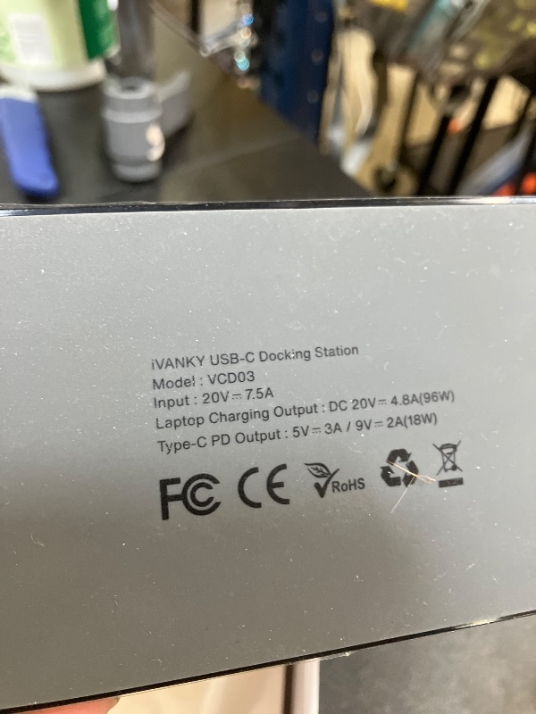 Photo 1 of iVANKY FusionDock 1 M4 MacBook Pro Docking Station with 150W Power Adapter, 12-in-2 Dual 4K@60Hz Monitor Dock for MacBook M1/M2/M3 Pro/Max Display Dock 2HDMI 2.0, 96W PD, 6 USB, Ethernet SD/TF Audio