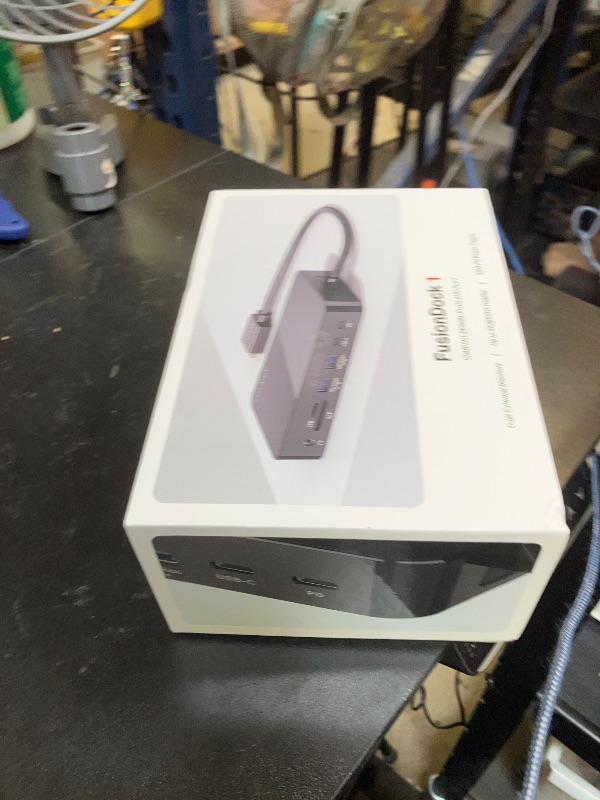 Photo 1 of iVANKY FusionDock 1 M4 MacBook Pro Docking Station with 150W Power Adapter, 12-in-2 Dual 4K@60Hz Monitor Dock for MacBook M1/M2/M3 Pro/Max Display Dock 2HDMI 2.0, 96W PD, 6 USB, Ethernet SD/TF Audio
