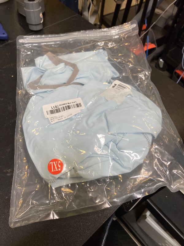 Photo 1 of Yeapeeto Dog Sun Protection Cooling Suit UPF 50+, Quick-Dry Breathable Jumpsuit for Large & Medium Dogs, Outdoor Dirt-Resistant Shedding Control Pet Apparel (Ice Blue, 5X-Large)