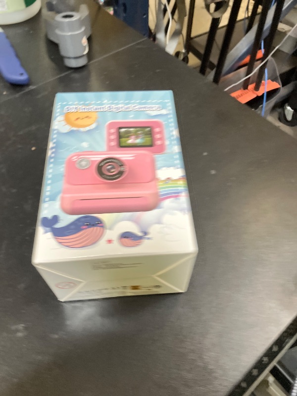 Photo 1 of Kids Camera Instant Print, Christmas Birthday Gifts for Girls and Boys, 1080P HD Video Digital Kids Camera with 32G Card, Toddler Camera for 3-12 Years Old, Purple